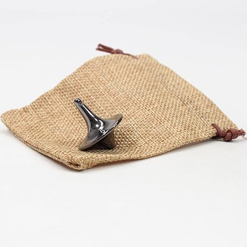 Miniatura 5 de Zeekio The Tiny Top realmente pequeño Spin Top - Tiempos de giro locos (Plata)