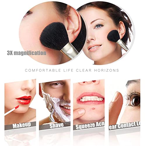 Miroir de maquillage LED mural extensible pour ne plus manquer aucun détail lors du rasage - 8