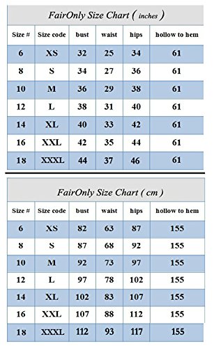 FairOnly D222 Women's Wedding Dress Bridal Gown (XX-Large, White Blue) - Thumbnail 4