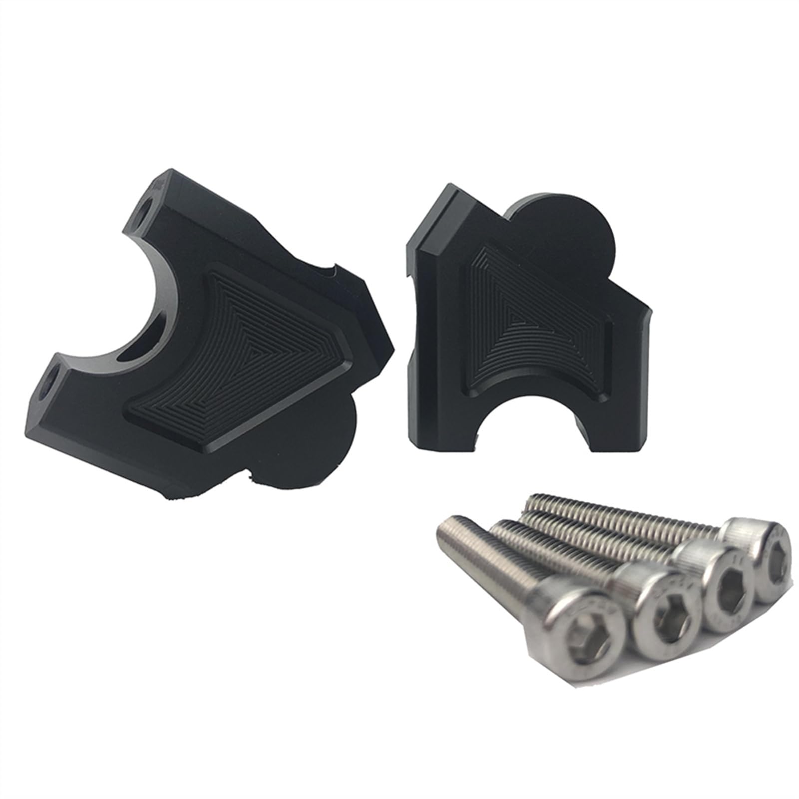 Alzas Manillar Motocicleta Para CRF 1000L para África Twin ABS/DCT 2016-2018 para CRF1000L elevador de manillar de motocicleta adaptador de extensión de abrazadera de barra de mango ( Color : Negro )
