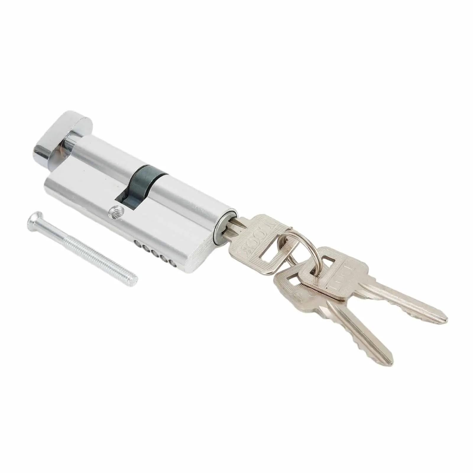 Cerradura de cilindro europeo 83 + 3 con kit de llaves, protección contra ganzúas for puerta con del pulgar