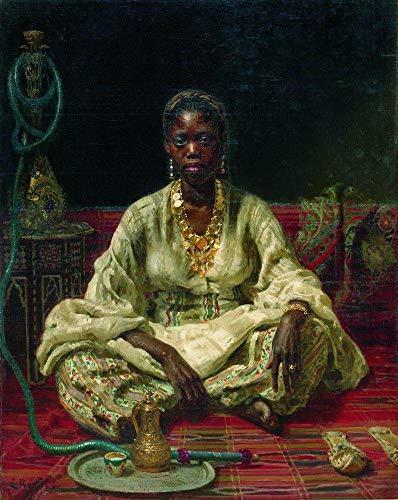 Peinture sur toile Négresse Ilya Repin pour remplacer les posters sans âme