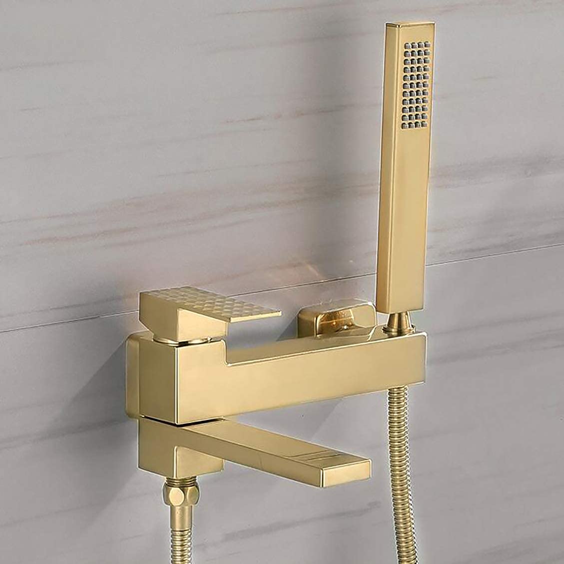 Robinets de douche eau chaude et froide mural avec mitigeur baignoire