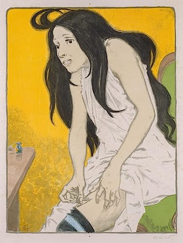 Poster sur toile 50 x 70 cm La fille Eugene Grasset CHAGM