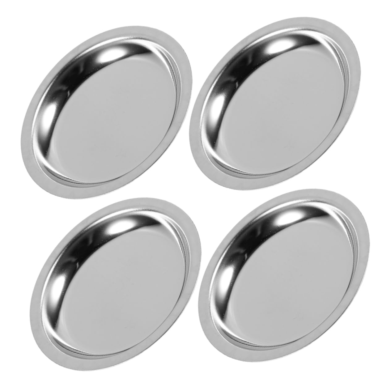 OUNONA Tea Bag Coaster Saucer Holder Teapot Shape Tea Bag Storage Stainless Steel Kitchen Accessory