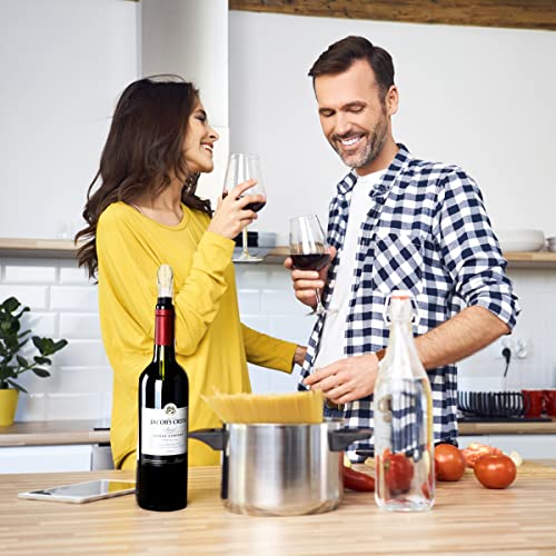 Foto von Weinkühlstab mit Ausgießer Darryy aus Edelstahl, Weinkühler, Flaschenkühler, Vinobuddy Kühlstab, Bierkühler Stick, Geschenke für Freundin, Rot und Weißwein Geschenkset für Männer Vino Buddy（Wein）