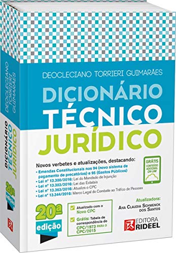 Dicionário Técnico Jurídico Torrieri