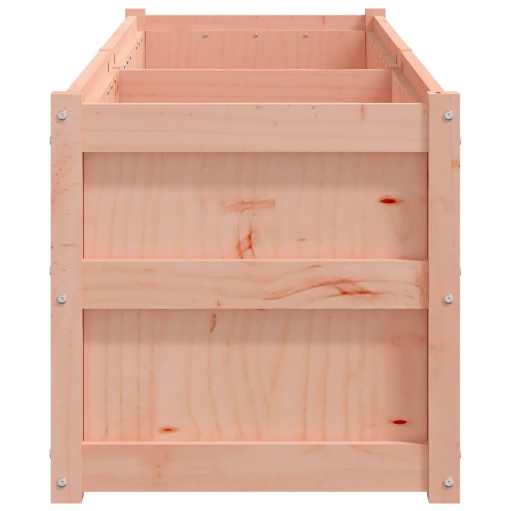 180x50x50 Cm Fioriera da Giardino Douglas in Legno Massiccio, capacità Generosa, Funzione Decorativa, per Gli Appassionati di Fai -da -Te