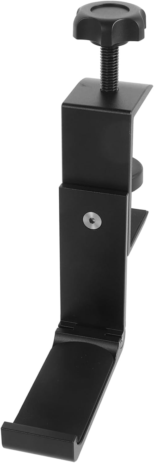 Foldable Headphone Stand Compact Desk Mount Holder with Cable Management Lightweight Hanger for Gaming PC Accessories Stylish Finish Space Saving Design