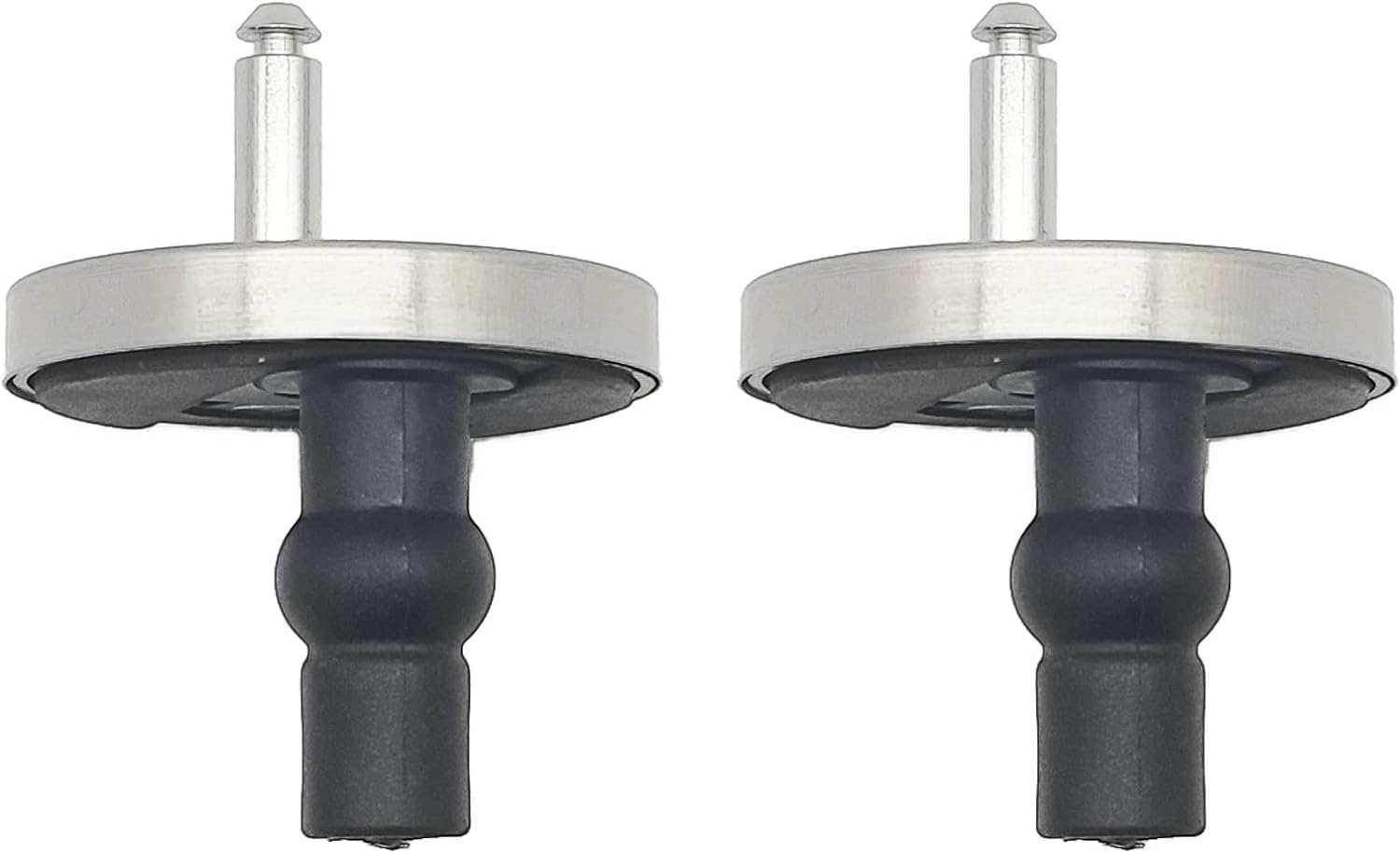 MUU Universal Toilet Seat Bolt kit,Screws,Quick Release,Easy to Install- Toilet Seat Replacement Parts Kit,Toilet Cover Maintenance Accessories,Fixing Accessories (Circle Screws)