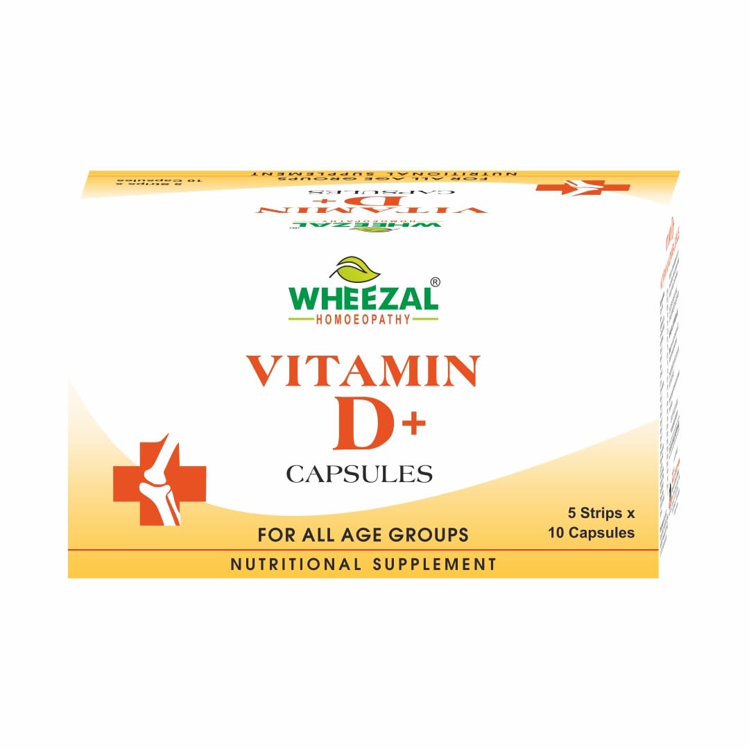 WHEEZAL VITAMIN D+ CAPSULES(5 Strips X 10 Capsules)-picture-14