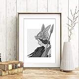 Din A4 Kunstdruck ungerahmt - Walküre - Nordische 