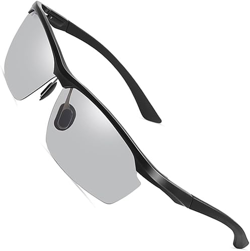 Gafas de sol polarizadas fotocrómicas unisex para hombres y mujeres deportes pesca conductor gafas de sol de metal