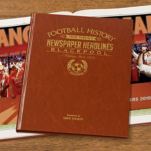 Signature Gifts Premium Personalised Football Newspaper Book