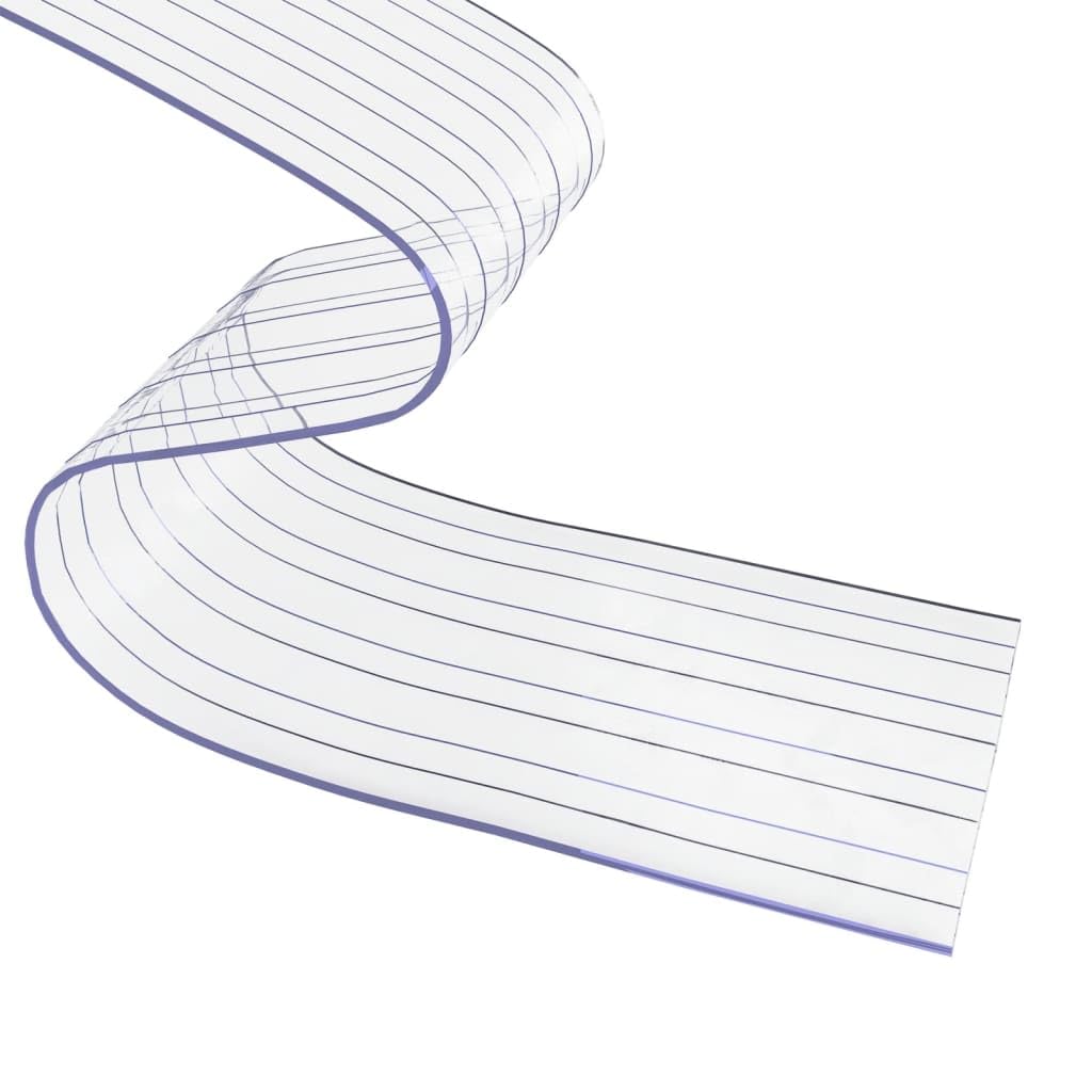 Vorhangstreifen, PVC, transparent, 200 x 1,6 mm, 10 m | Wärmedämmung, Geräuschreduzierung, wasserdicht, Verwendung im Innen- und Außenbereich