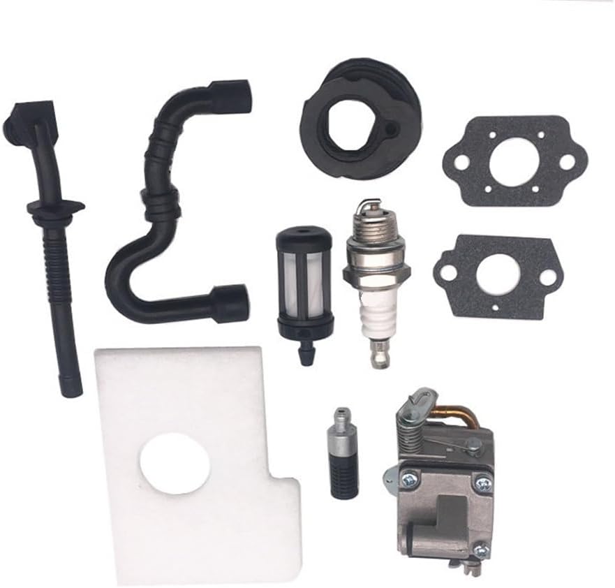 YAEGER for MS170 for MS180 Carburetor Set for 017 018 for MS170 for MS180 for MS170C for MS180C Chainsaw for Zama for C1Q-S57A for C1Q-S57B for C1Q-S57 Lawn Mower Part (Color : 10pcs)