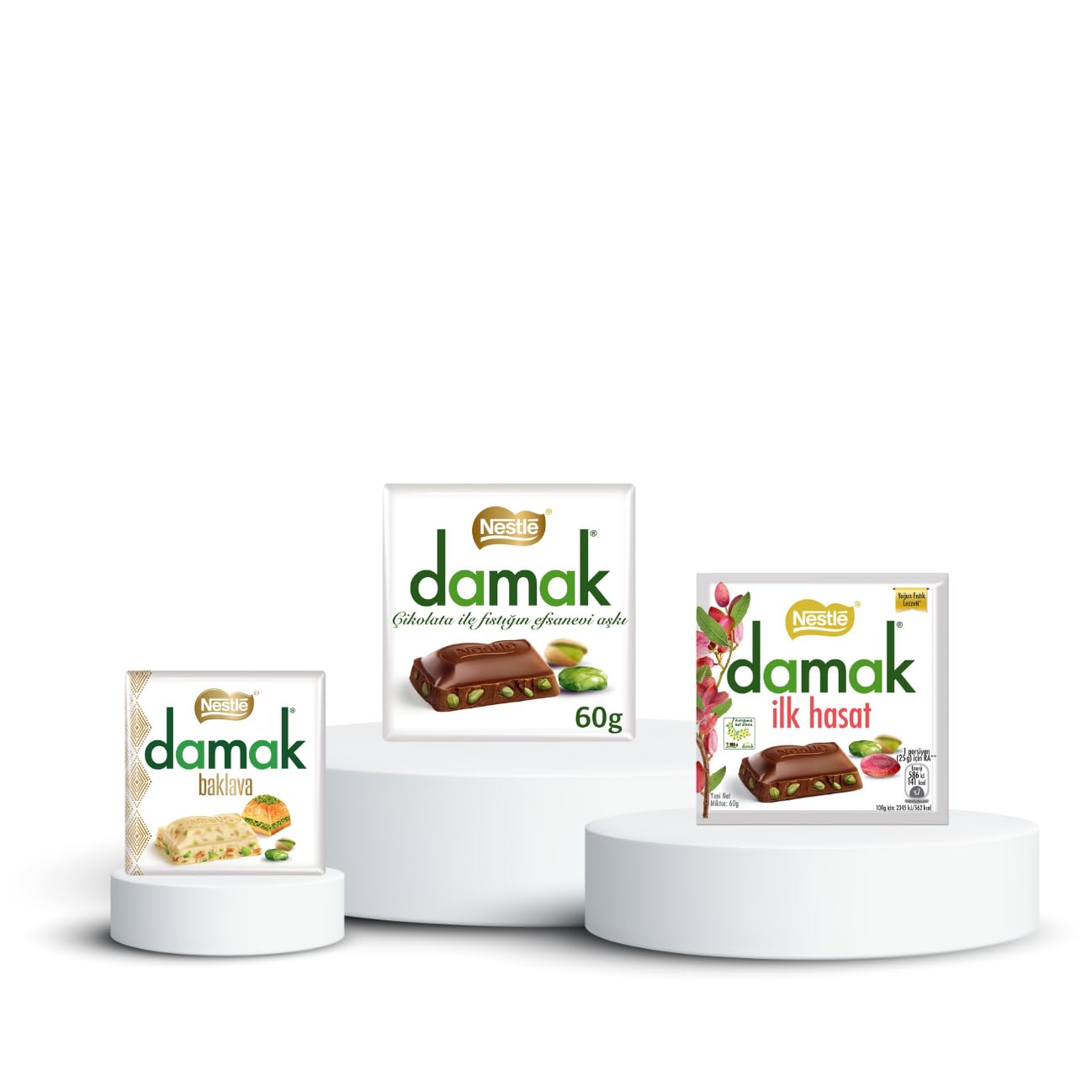 Nestlé Damak Çikolata Seti 3 x 60g