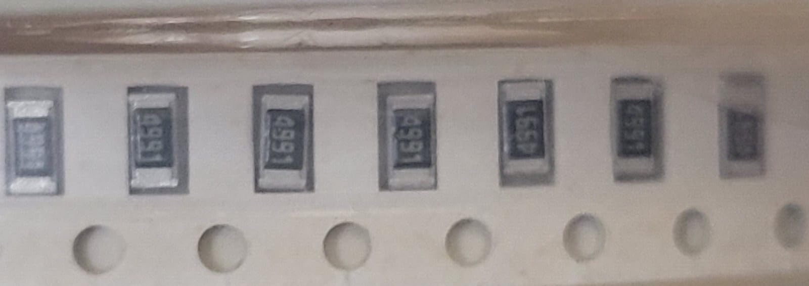 (20 PC) ERJ8ENF4991V Compatible with PANASONIC RES SMD 4.99K OHM 1% 1/4W 1206