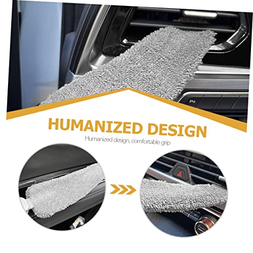 Amosfun Escova De Limpeza Escovas De Detalhes Automotivos Janela Espanador De Carro Interior Escovas