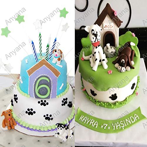 Anyana Mini Pet Dog Bone Silicone Mold For Fondant, Gum Paste, Chocolate, Candy, Ice Cube, Jello, Polymer Clay, Crayon, Plaster, Resin #TOP5