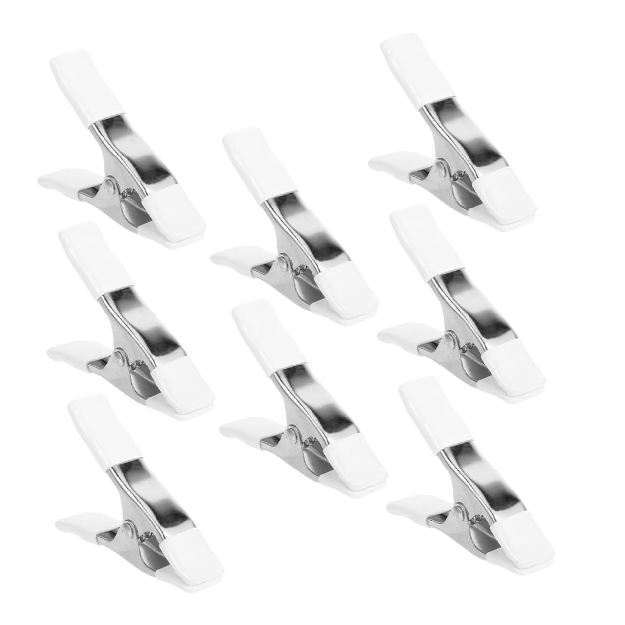 LIFKICH 8pcs Spring Clip Photo Booth Backdrop Clips Woodworking Clamps Photography Backdrop Clips Photo Backdrop Clamps Backdrop Holder Clips Background Clips Small Clamps Silver Chrome