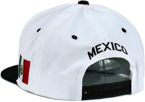 Vista 5 de Gorra de béisbol con diseño de bandera de Águila y Águila hecha en mexicana