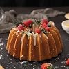 Baker's Secret Nonstick Fluted Cake Pans, Bake Unique Cakes, Die Cast Aluminum Cake Pans, 2 Layers Non-stick Coating Easy Release, Fluted Cake Pan - 9.7cups capacity 2024 - (French Wreath) #4