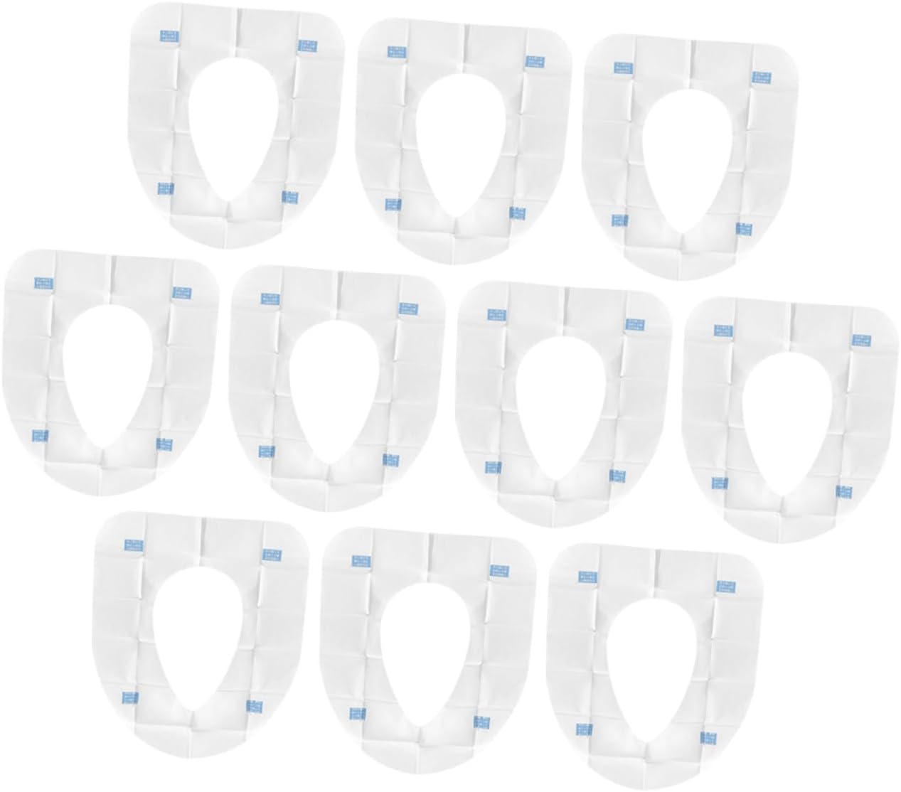 SOLUSTRE 10pcs Toilet Mat Pregnant Toilet Pads Travel Toilet Seat Covers Toilet Covers Toilet Caps Toilet Seat Ring Cushion Toilet Liners Toilet Seat Mat Toilet Seat Pad or White
