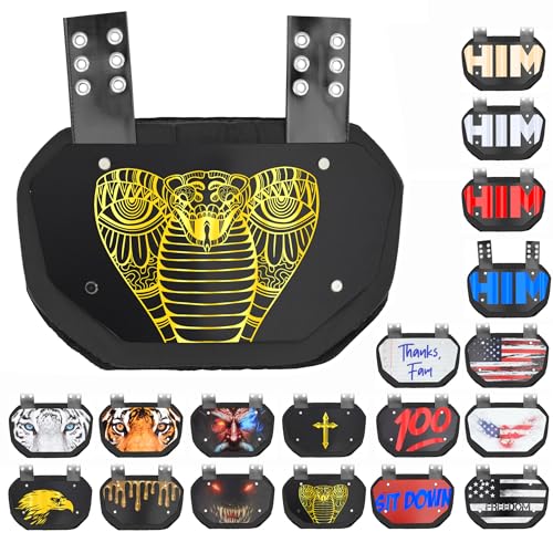 Sports Unlimited Football Backplate for Shoulder Pads - Universal Fit Back Plate - Adult & Youth Back Plate for Football