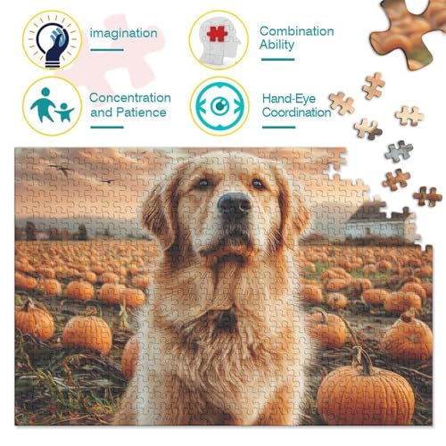 Rompecabezas de 1000 piezas reto imposible con diseño de perros 3