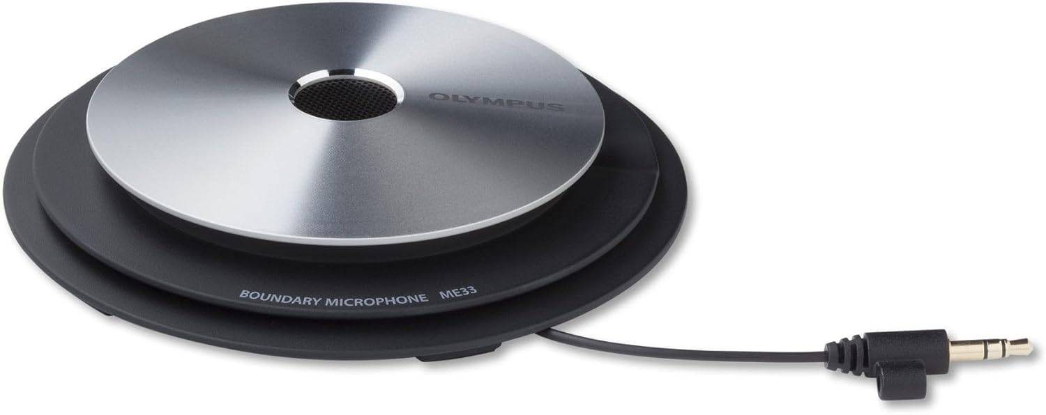 OM SYSTEM ME-33 Boundary Microphone (successor Olympus ME-33), ideal for recording conferences