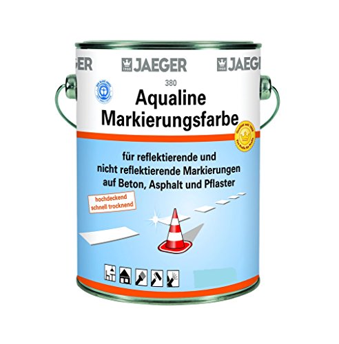 Jaeger Aqualine Markierungsfarbe, wasserverdünnbar, 750ml (rot RAL3000)