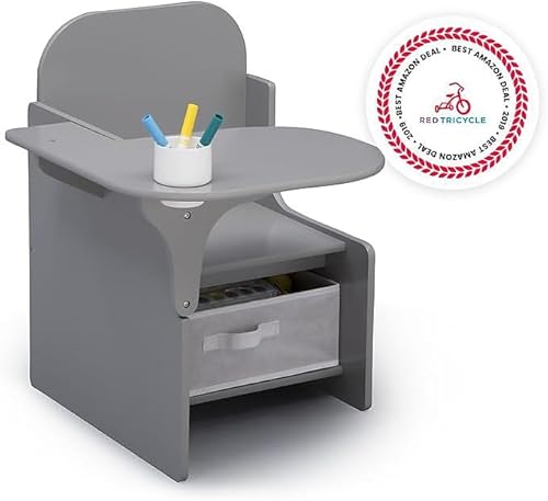 Miniatura 7 de Delta Children MySize - Escritorio con silla y compartimento de almacenamiento, certificación Greenguard Gold, azul marino