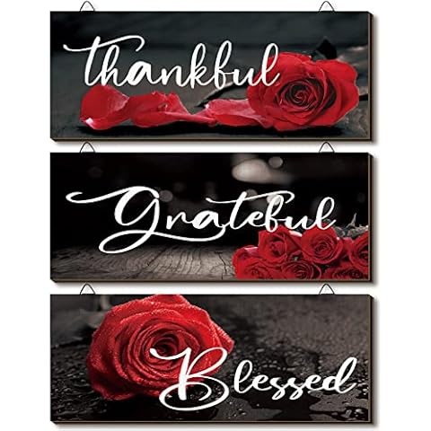Hillban 3-Piece Wooden Wall Decor Cover