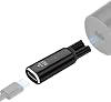 2pack) 15V HQ8505 Type-C Shaver Adapter Charging Converter for Philips Norelco HQ8505 7000 5000 3000 Series, OneBlade QP6520 QP6530 QP6510, USB-C Shaver Charger Converter Without Charger Cord,Black