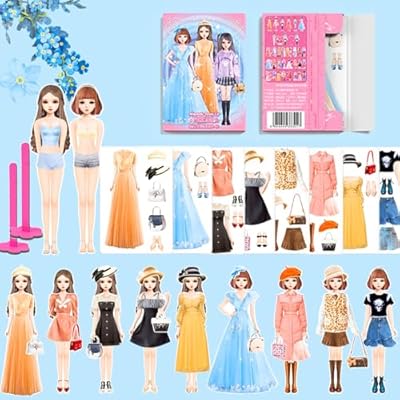 fashion dress up dolls Fashion Girls Premium Doll with Movable Joints – 18-20cm Cute Dress-Up –  CUTESO main image 0