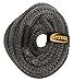 Daystar KU10204BK: 35 Foot Recovery Rope W/Loop Ends & Nylon Bag 3/4 X 25 Foot Black Rope