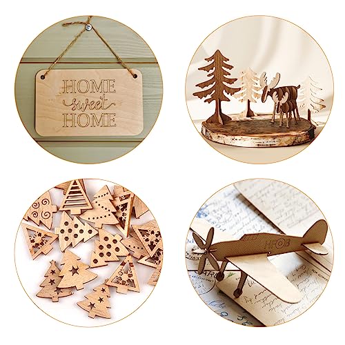 Kssvzz 3Pcs A3 MDF Boards for Crafts, 42 x 30cm x 2mm Wooden Board Medium Density Fiberboard Replacement, Artist Drawing Board Art Board for Laser Engraving, Painting and Decor - Image 6
