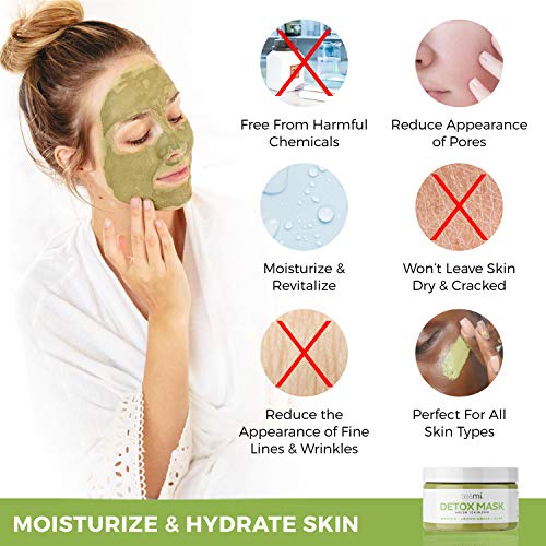 image for Teami Detox Face Mask for Hydraiting, Moisturizing & Purifying, Blackh