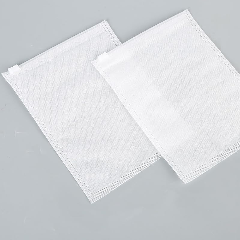 Empty Desiccant Bags 300 Pack Nonwoven Fabric Zip, 12 x 14.7 cm — 사진 1