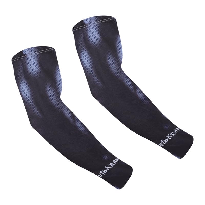 UV Pro Series Printed Arm Sleeves for Men & Women – UV Sun Protection, Breathable Hand Cover for Bike Riding, Cycling, Gym, Running, Playing Cricket, Scooty Riding & Other Outdoor Sports