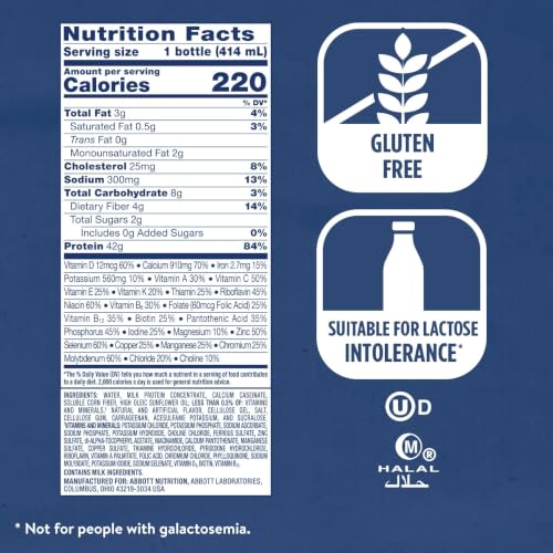 Ensure Max Protein French Vanilla Shake, 42g High Protein, 12 Pack | Each protein shake has 2g sugar, 220 calories, 23 essential vitamins & minerals, and 2 key electrolytes for active adults - image 2