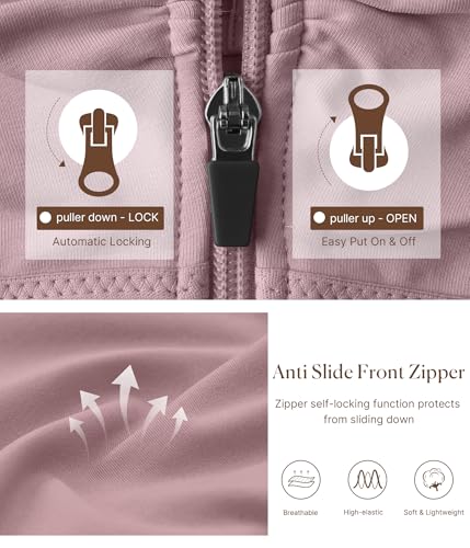 Image of BRABIC Wireless Zip Front Closure Bras for Women No Underwire Full Coverage Comfort Everyday Post Surgery Compression Bra