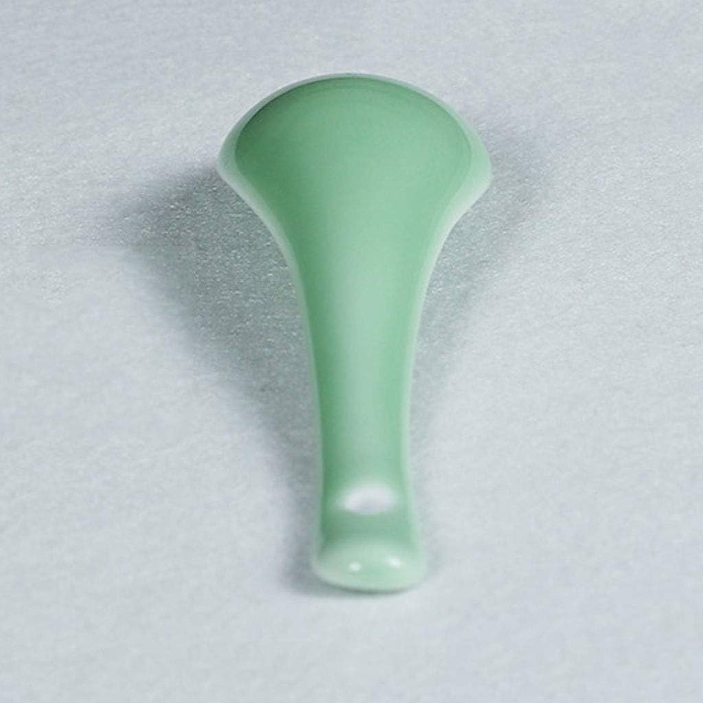 Durable Spoon Soup Spoon Set Creative Ceramic Soup Spoon Peony Small Soup Spoon Korean Style Soup Spoon 8 Pieces Cyan Tablespoons