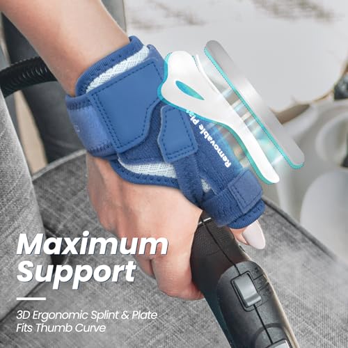 CURECARE New Upgraded 2 in 1 Thumb Support, Removable Thumb Splint Right Left Hand, Thumb Brace with 3 Level Stability - Image 2