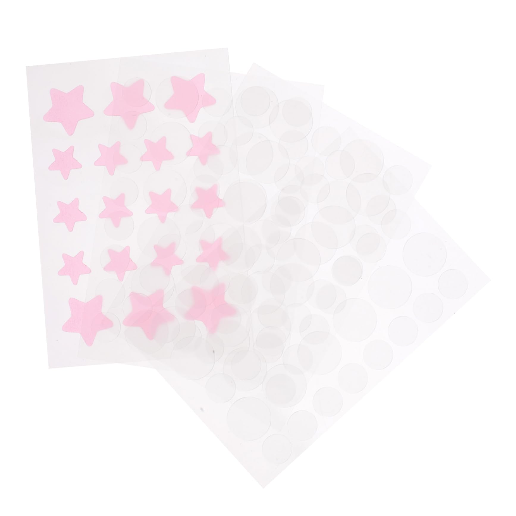 2 Series Parche Hidrocoloide Para Espinillas Transpirables Y Reemplazables Para Cuidado Facial Y Cicatrices 4 Hojas*2