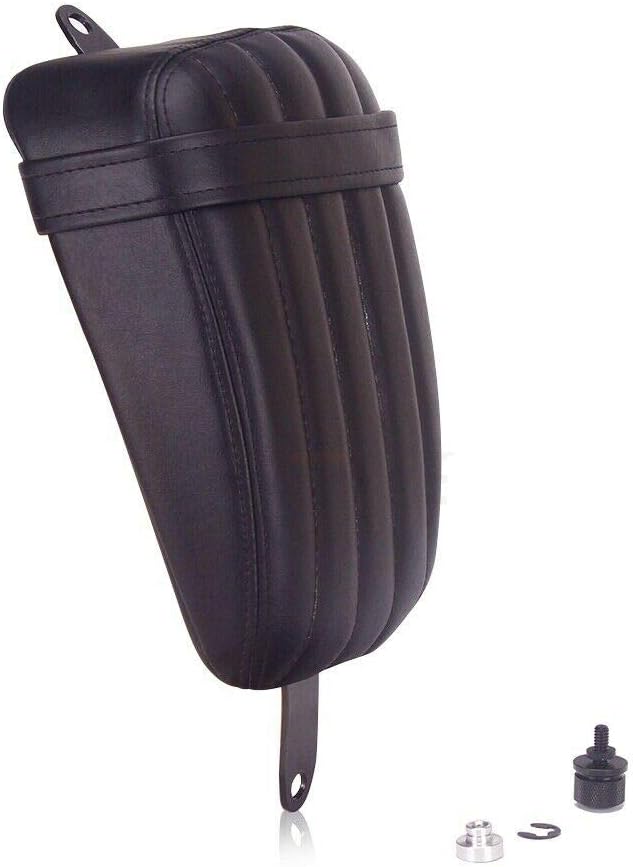 WOWTK Rear Passenger Seat Cushion Grid Seat Pad Fits for Harley Softail 2018-2025 Street Bob FXBB 18-later FXBB, FXST and '21-later FXBBS models