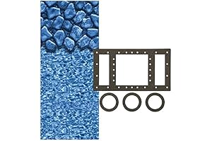 Smartline Boulder Swirl Above Ground Pool Liner for 18 ft Round x...