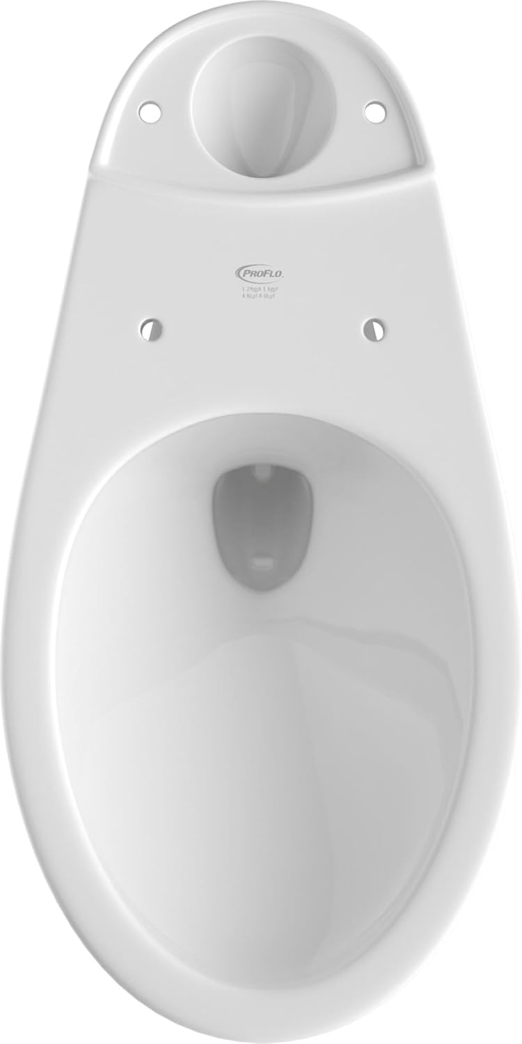 PROFLO PF1503 Calhoun Elongated Toilet Bowl Only - White