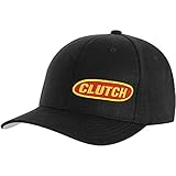 Clutch Men's Oval Logo Baseball Cap Small/Medium Black